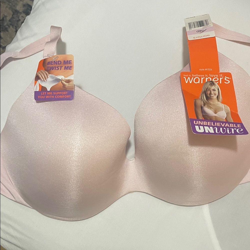 Warner's Light Pink Unwire Bra - Picture 1 of 4
